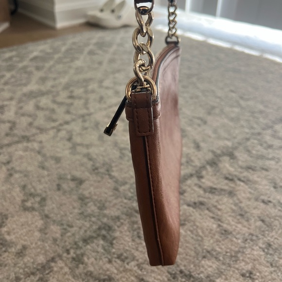 Calvin Klein brown leather shoulder bag - Picture 2 of 5